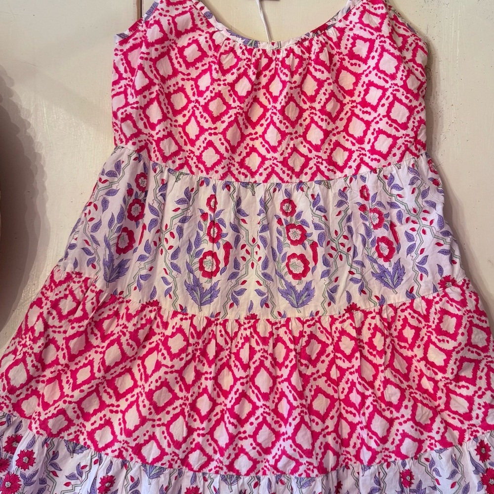 Roller Rabbit Pink and Purple Floral Dress